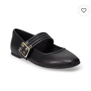 Sonoma Black Mary Jane Flats with Buckle